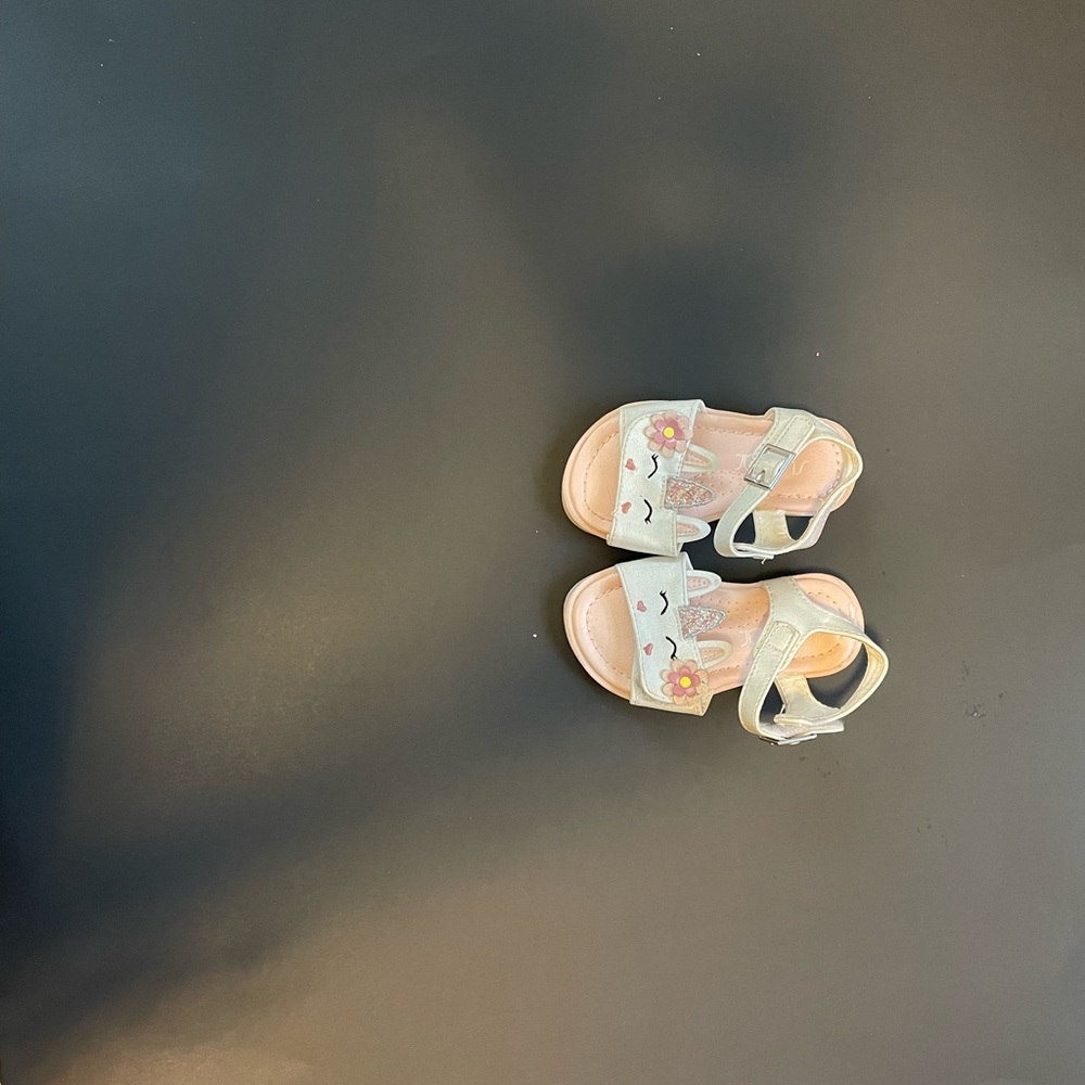 Toddler bunny sparkly sandals